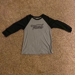 Vans half sleeve grey/black shirt